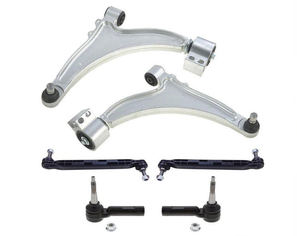 Front Lower Control Arms Sway Bar Links Tie Rods for Chevrolet Malibu 2013-2015