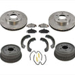 Fits For GMC 99-05 Grand AM Disc Brake Rotors Pads Brake Drums Shoes Springs 7pc