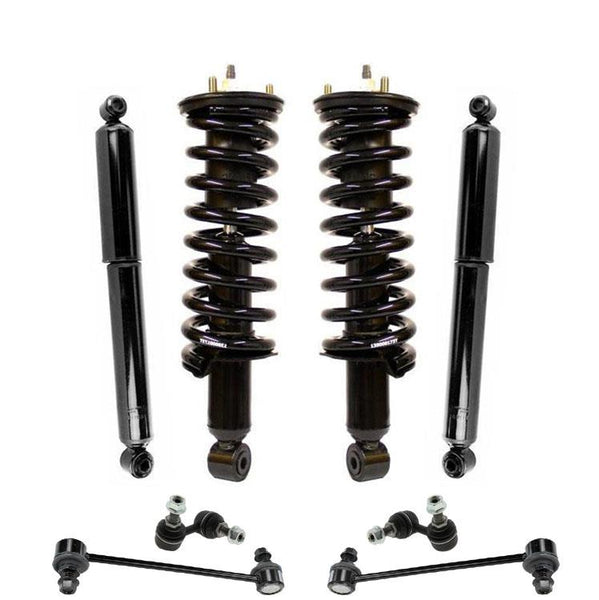 Front Complete Struts & Rear Shocks for Nissan Xterra 05-15 4 Wheel Drive 8pc