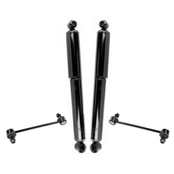 Rear Sway Bar Links With Rear Shocks for Nissan Xterra 05-15 4 Wheel Drive 4pc