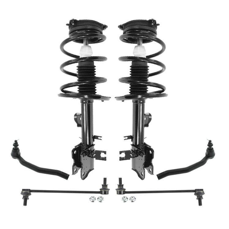 Puntales de resorte helicoidales completos delanteros izquierdo y derecho para Nissan Quest Van 2011-2017