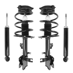Front Complete Coil Spring Struts Rear Shocks 2011-2017 for Nissan Quest Van 4pc