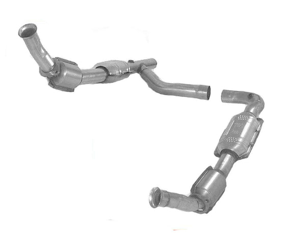 Fits 2000-2003 Ford E150 E250 4.2L V6 L & R Catalytic Converter Y Pipe