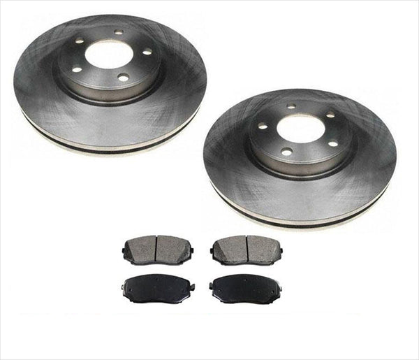 Modelos de tracción delantera Rotores y pastillas de freno delantero para Ford Edge 2007-2010