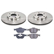 Fits 2010-2013 for Ford Transit Front Disc Brake Rotors & CERAMIC Brake Pads