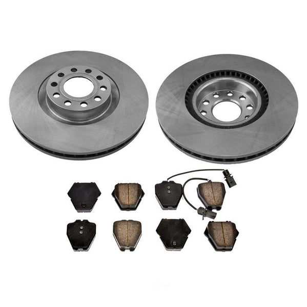 Rotores delanteros y pastillas de freno de pistón de doble pinza para Audi A6 Quattro 4.2L 2002-2004