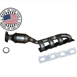 Driver Side Manifold Catalytic Converter W Gaskets for Nissan 2004-15 Titan 5.6L