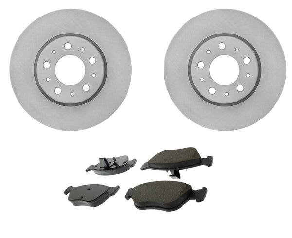 For 97-00 Volvo V70 Base Front Wheel Drive Front Brake Disc Rotors Brake Pads