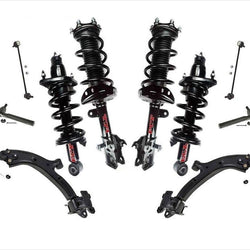 F & R Complete Strut Control Arms Tie Rods Links fits 07-11 Honda CRV US BUILT