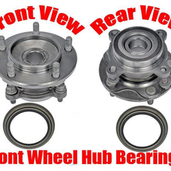 Front Left Right Wheel Hub Bearings for Toyota Tundra 07-18 4 Wheel Drive Only