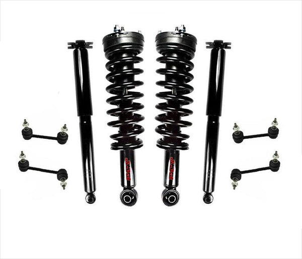 Frt Complete Spring Struts Shocks Links 04-08 Colorado Rear Wheel Drv 17 18 RIMS