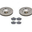 01-07 Ford Taurus Front Brake Disc Rotors With Ceramic Front Pads 54030 CD598