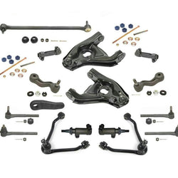 Upper Lower Control Arms Tie Rods Sway Bar Links for GMC Express Van 3500 96-02