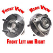 96-07 Taurus Sable (2) Wheel Bearings Inc 513100 Frt Wheel Bearing Hub Assembly
