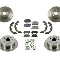 Fits For Lexus 06-08 RX400H Front & Rear Brake Rotors With Ceramic Pads 8Pc