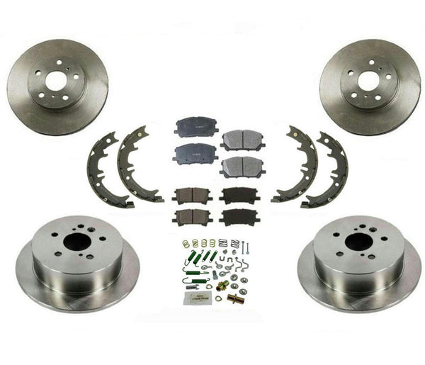 Fits For Lexus 06-08 RX400H Front & Rear Brake Rotors With Ceramic Pads 8Pc