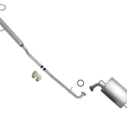 Resonator Pipe Muffler Exhaust Sys For 2007 2008 2010 2011 Toyota Camry 2.4 2.5L