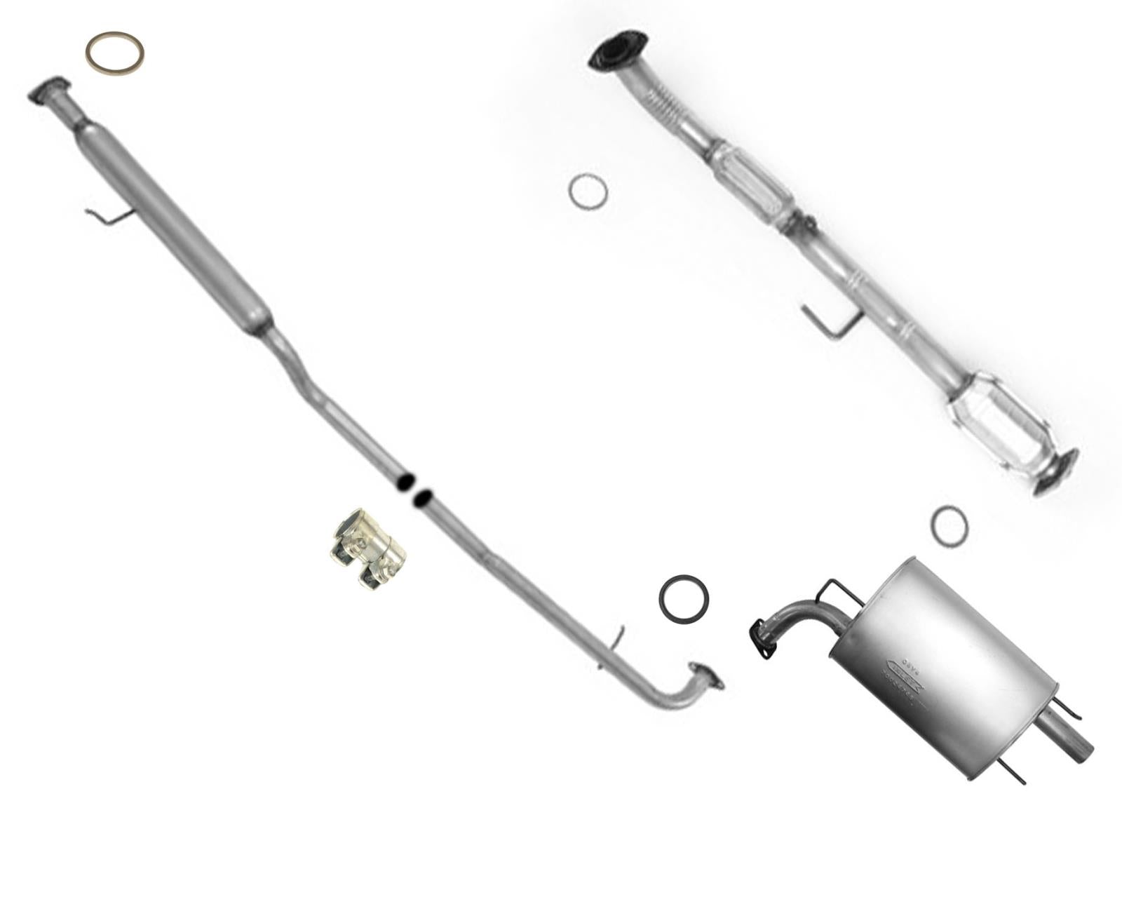 Silenciador de resonador medio del convertidor catalítico trasero para Camry 07-09 2.4L construido en EE. UU.