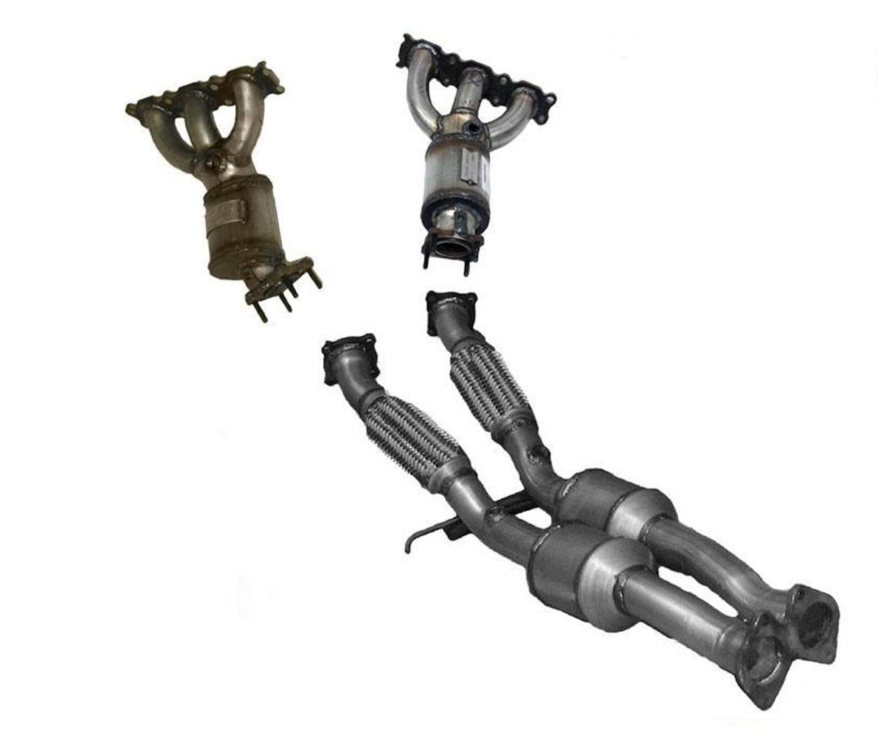 For 07-12 Volvo XC90 3.2L Manifold Catalytic Converters & Rear Lower Converter
