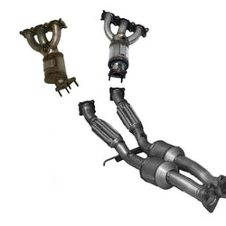 For 07-12 Volvo XC90 3.2L Manifold Catalytic Converters & Rear Lower Converter