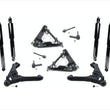 00-04 Durango Dakota 4WD Upper / Lower Control Arms Ball Joints Tie Rods 12Pcs