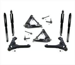 00-04 4 Wheel Drive Dakota Upper / Lower Control Arms Ball Joints Tie Rods 16Pcs