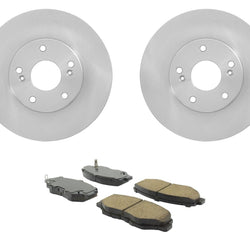 Fits 2003-2007 Honda Accord 4 Cylinder Front Brake Rotors & Ceramic Pads