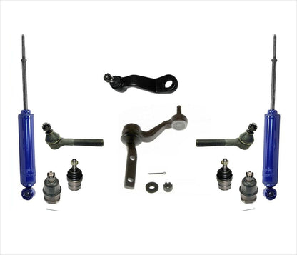 87-96 4 ruedas motrices Dakota Idler &amp; Pitman Arm Ball Joints Tie Rods Shocks 10Pc