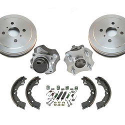 New REAR Hub & Bearing Assembly's Drums Shoes Springs for 04-06 Scion xA xB 6pc