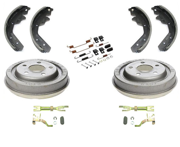 Fits For 95-05 Dodge Neon With 5 Stud Rear Brake Drum Drums & Shoes Hardware 6pc