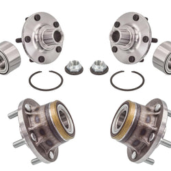 Frt Hub Bearing & Bearing Repair Kits + Rear Hub Bearings For 10-13 Ford Transit