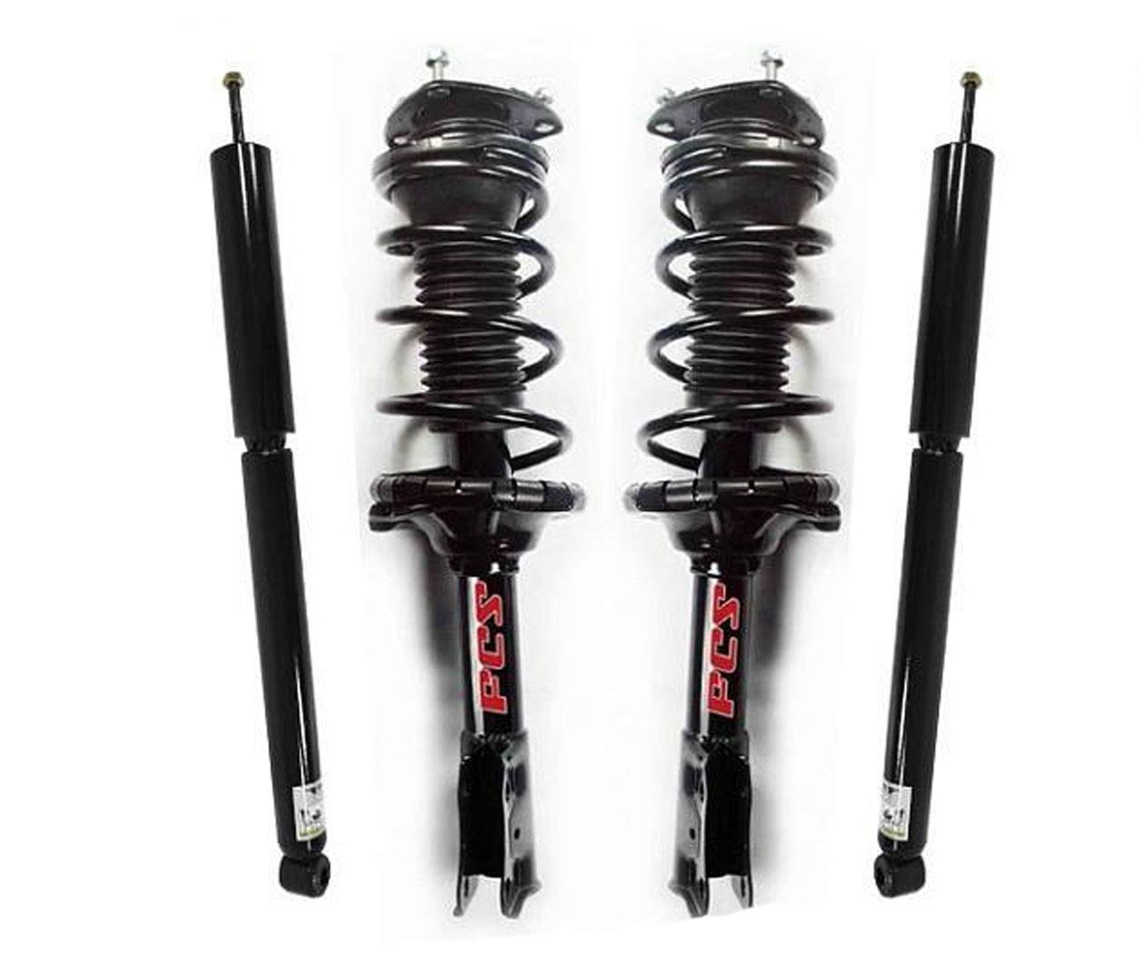 Amortiguadores delanteros completos con resortes helicoidales traseros para Scion xA xB 2004-2006