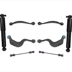 Amortiguadores traseros del brazo de control lateral superior derecho e izquierdo trasero de 8 piezas para Gmc Acadia 07-15