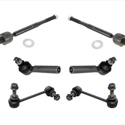 For GX470 03-09 & 4 RUNNER 03-09 Steering Tie Rods Ends Sway Bar Links 6Pc kit