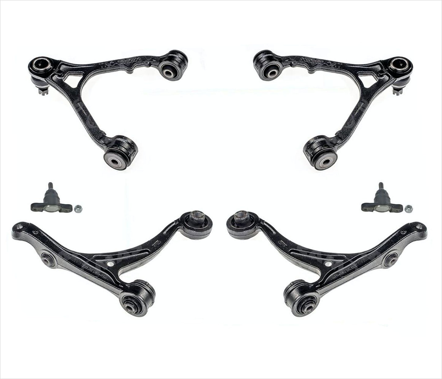 Front Lower & Upper Control Arms & Ball Joints For Honda S2000 2000 2007 08 2009