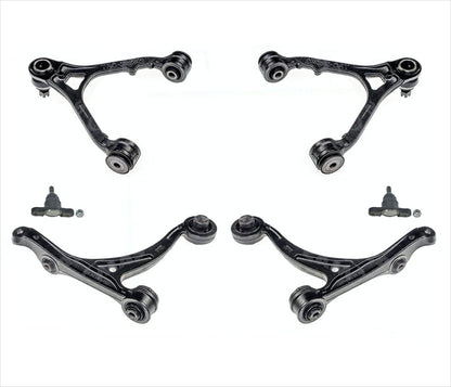 Front Lower & Upper Control Arms & Ball Joints For Honda S2000 2000 2007 08 2009