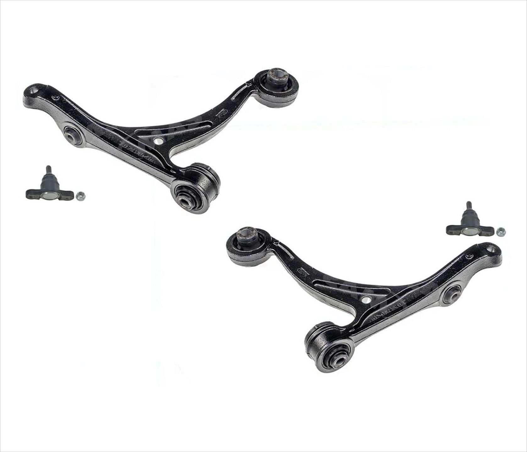 Brazos de control inferiores y rótulas delanteros izquierdo y derecho para Honda S2000 2000-2009 - Photo 1