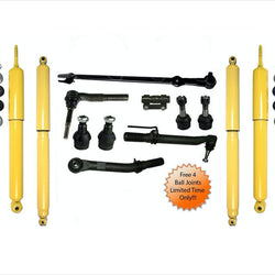 05-11 Ford F250 F350 Super Duty Monroe Shocks Front & Rear & 9 Pcs Chassis Kit