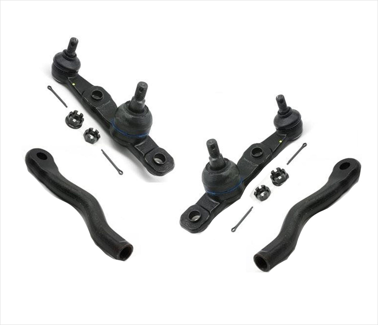 Varillas de amarre de rótulas inferiores para Lexus 06-15 S250 06-16 IS350 tracción trasera 4 piezas