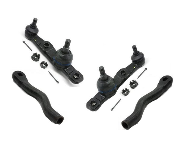 Lower Ball Joints Tie Rods For Lexus 06-15 S250 06-16 IS350 Rear Wheel Drive 4Pc