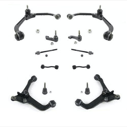 02-04 Liberty Front Lower & Upper Control Arms Tie Rods Sway Bar Ball Joints