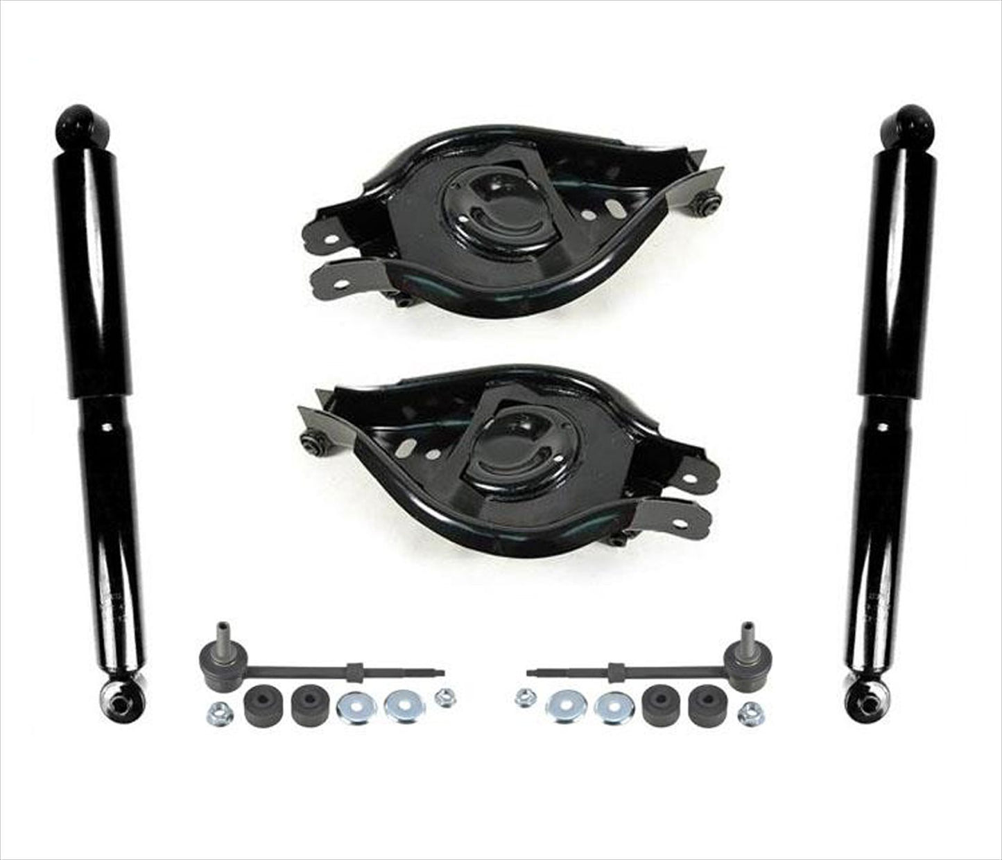 Para 07-14 Equinox Parte trasera de SUV Brazo de control de recompensa inferior Enlaces Amortiguadores 6 piezas Kt