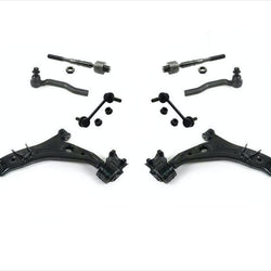 Fits 07-14 Edge 07-15 MKX Front Lower Control Arms With Ball Joints Tie 8Pc Kit