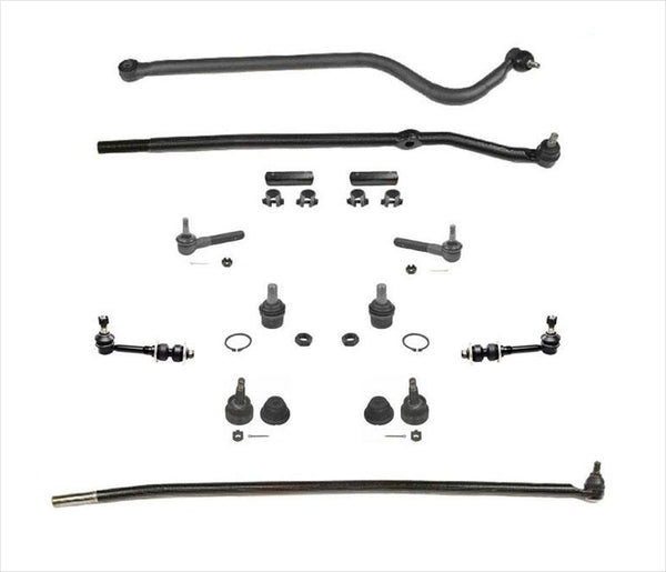 Drag Link Tie Rods Track Bar Sway Bar Links 13Pc For Dodge Ram 1500 2500 98-99