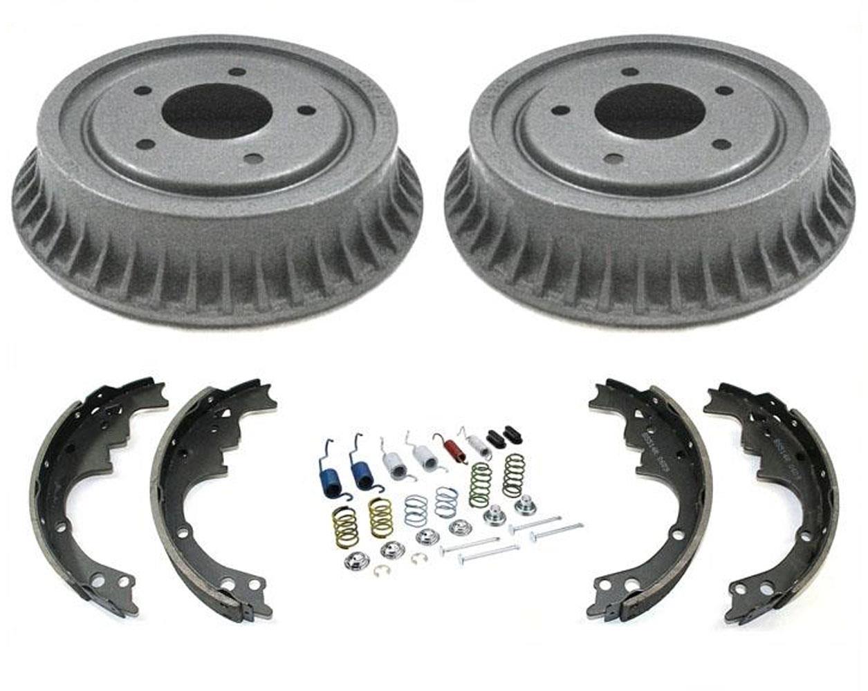Rear Brake Drum Drums & Shoes for 1985 1999 2000 2001 2002 Chevrolet Astro Van
