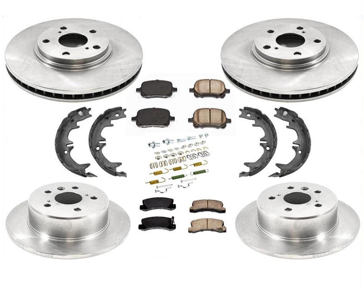 Para Lexus RX300 1999-2001, tracción delantera, pastillas de rotores de freno de disco Lexus, 8 piezas