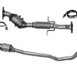 For 10-13 Transit Connect 2.0 Flex Pipe F&R Main Catalytic Converter O2 Sensors
