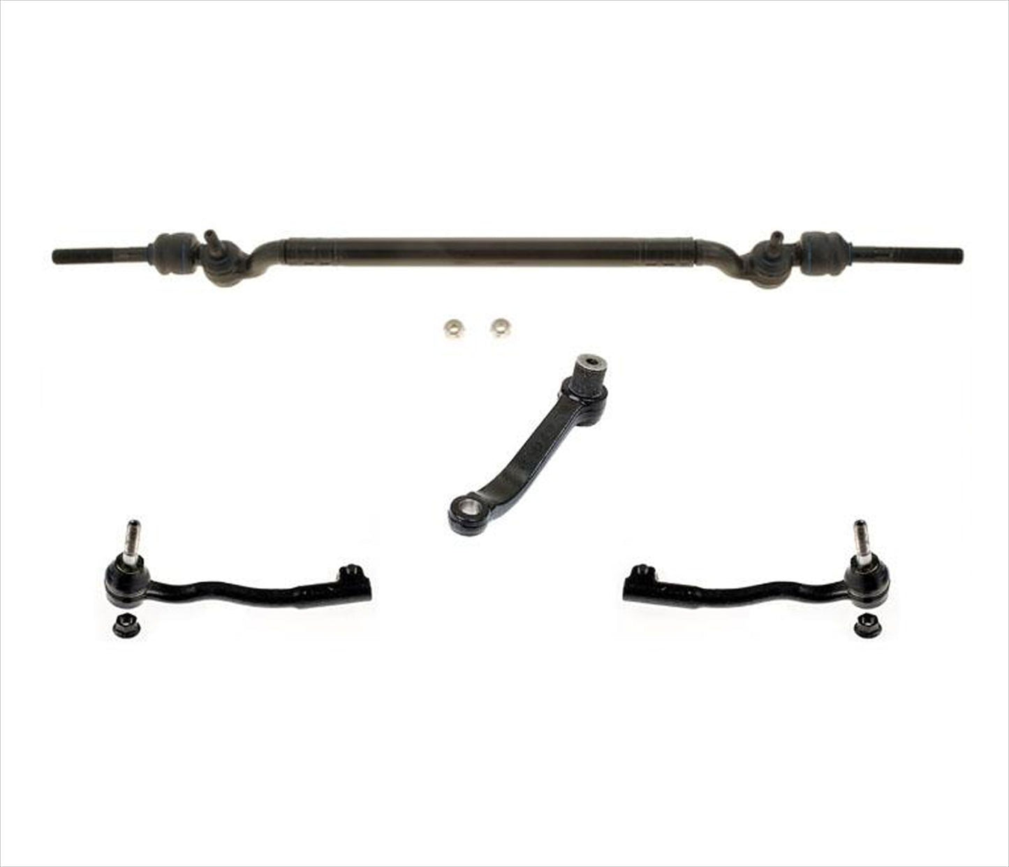 Se adapta a 1997-03 BMW 540I 100% nuevo brazo tensor de enlace central varillas de amarre exteriores Kit de 4 piezas