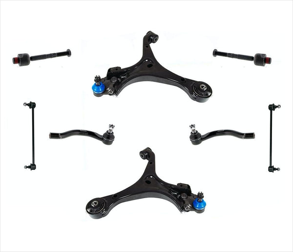Front Lower Control Arms W/ BJs 8Pcs Chassis Kit Fits Honda Civic 2012-2015