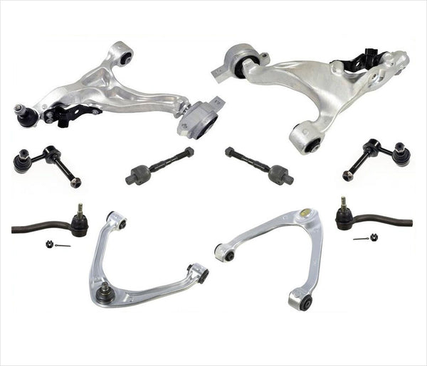 For 07-08 G35 Sedan Rear Wheel Drive Only Models Control Arms Tie Rods 10Pc Kt